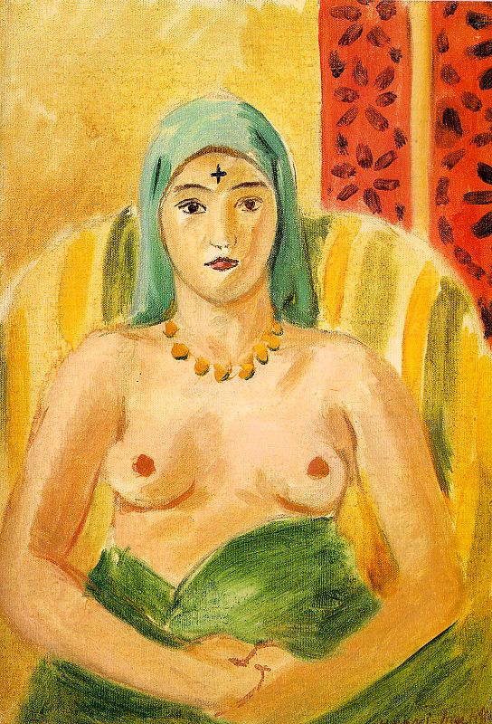 Henri Matisse - Odalisque, Half-Length. The Tatoo 1923